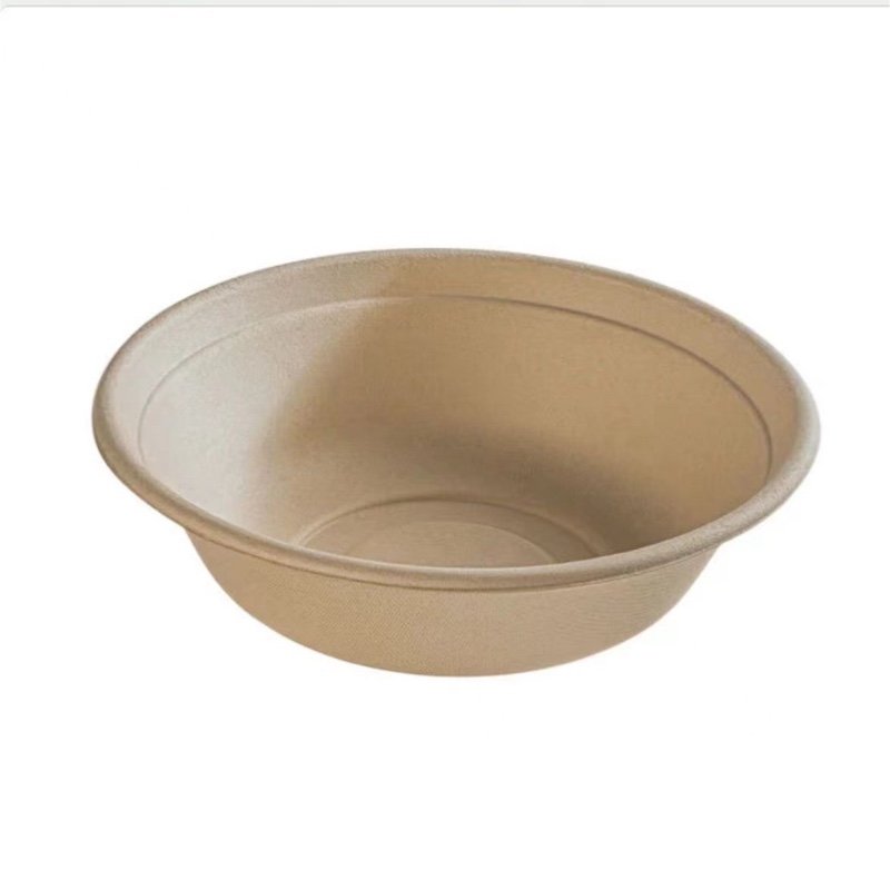 CR series 750ml 1000ml 1200ml Sugarcane Bagasse Bowl | Compostable Eco Friendly Disposable Food Bowls - 图片 5