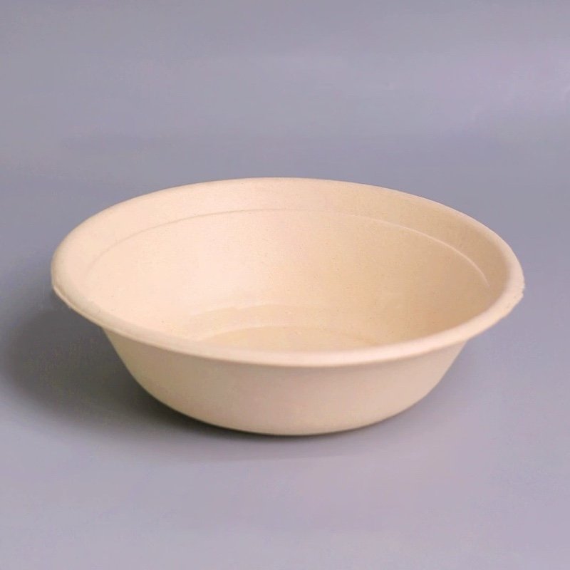 CR series 750ml 1000ml 1200ml Sugarcane Bagasse Bowl | Compostable Eco Friendly Disposable Food Bowls - 图片 4