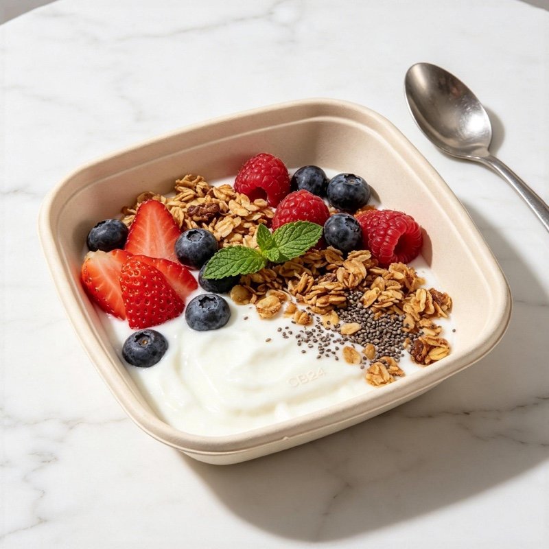 CB series Compostable Sugarcane Bagasse Bowls 24oz 32oz 48oz | Biodegradable Food Containers - 图片 2