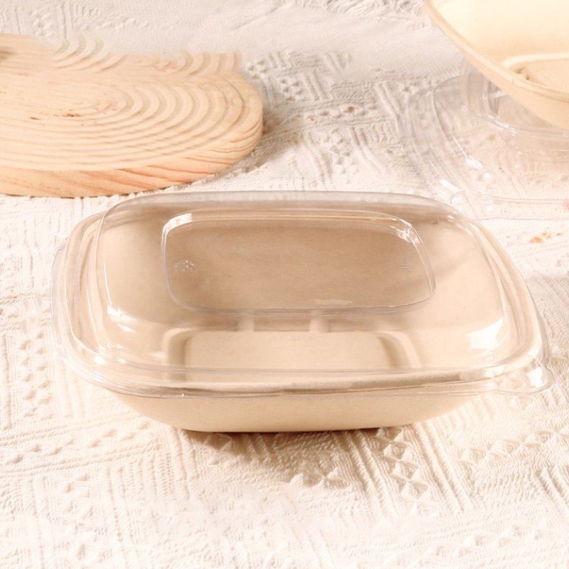 CB series Compostable Sugarcane Bagasse Bowls 24oz 32oz 48oz | Biodegradable Food Containers - 图片 5