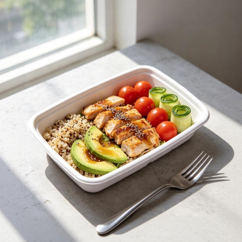 Square Sugarcane Bagasse Bowls 20oz 30oz 36oz | Compostable Eco-Friendly Disposable Food Containers