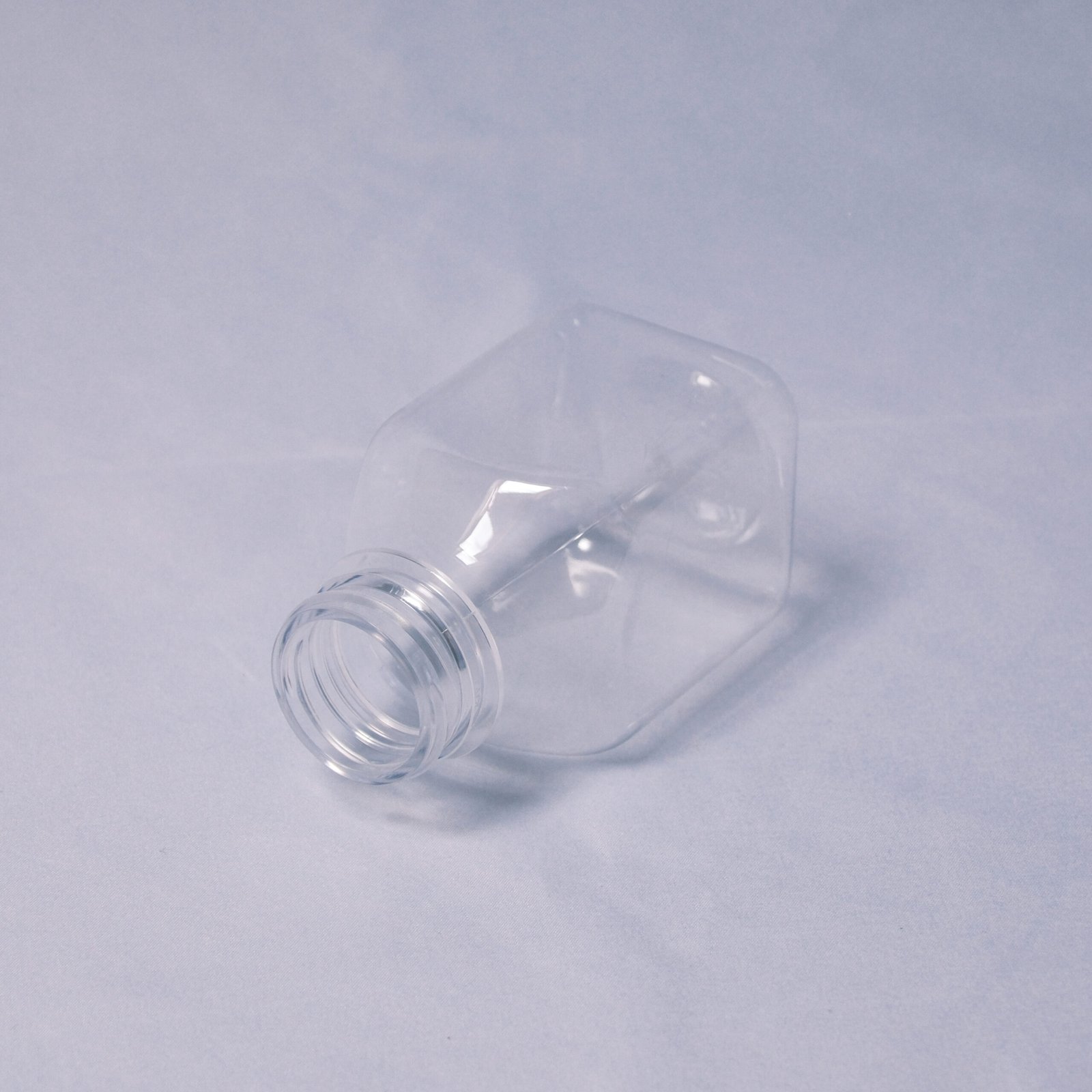 VJ003 Square PP PE Bottle – Clear Wide Mouth Plastic Container - 图片 3