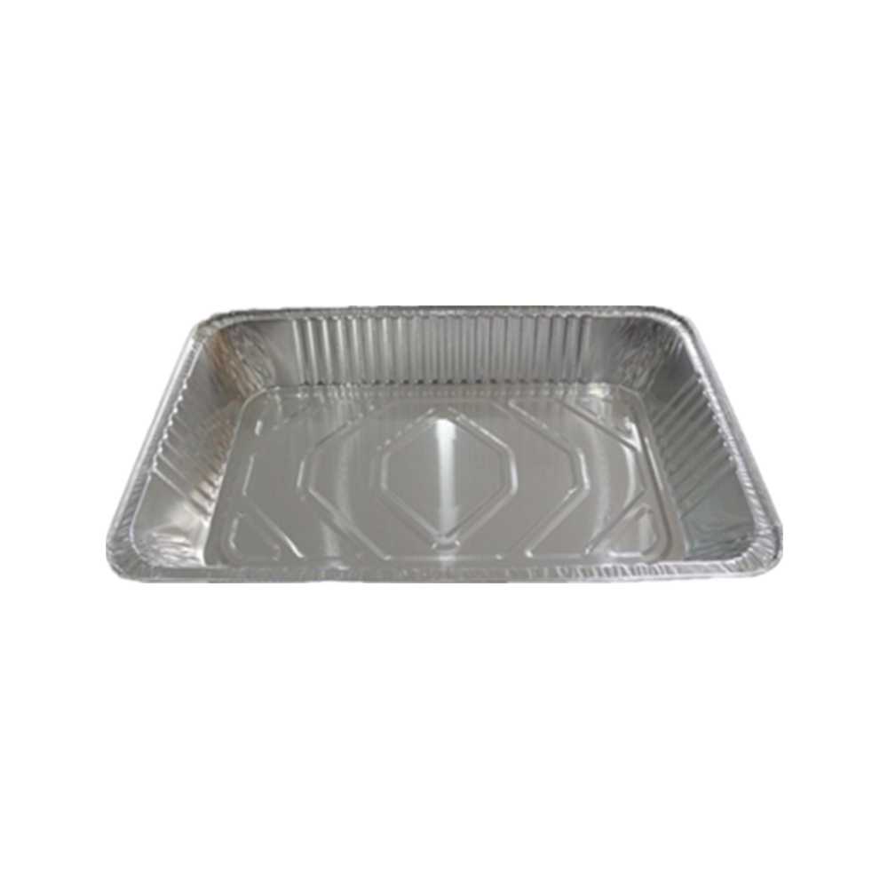 9700ml Rounded Rectangle Aluminum Food Container | Deep Aluminum Foil Tray - 图片 2