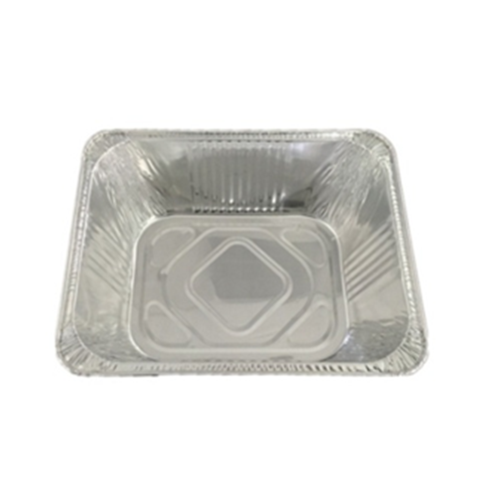 5600ml Deep Rounded Corner Aluminum Food Container | 5.6L Rectangular Tray - 图片 2