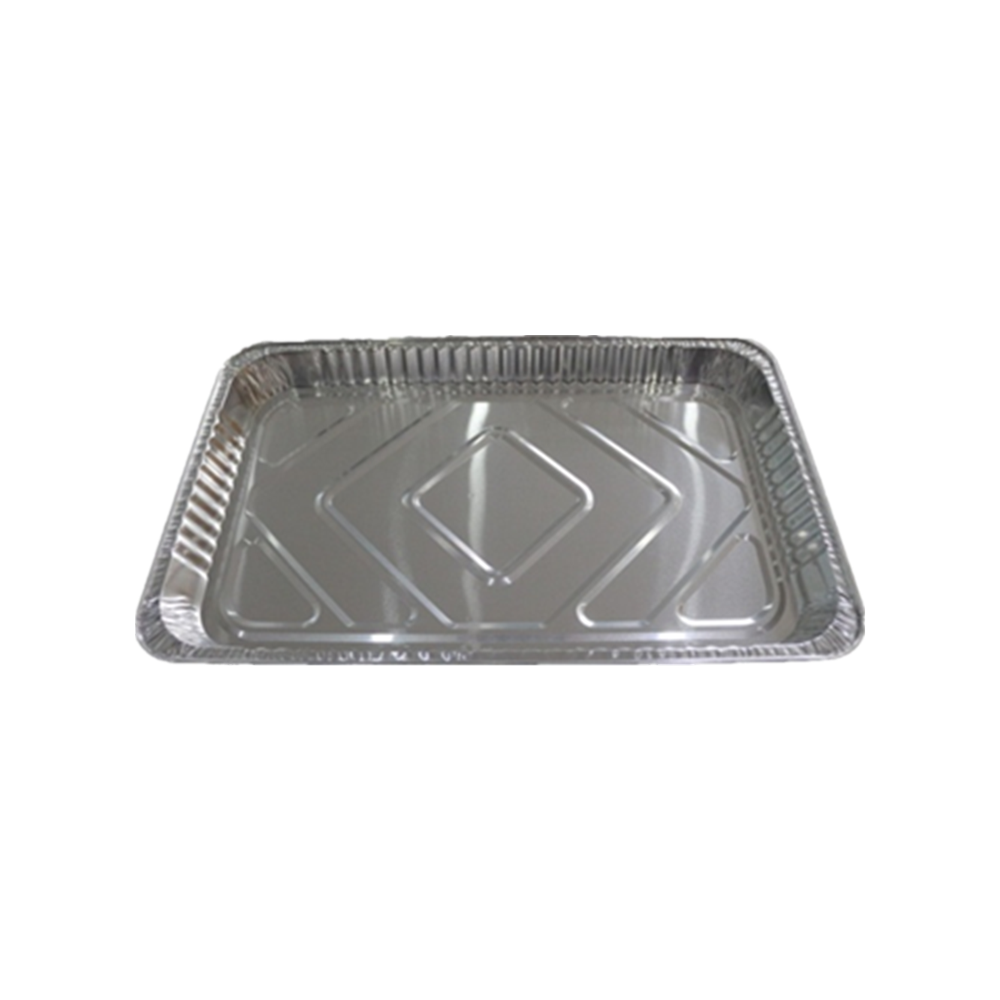 5400ml Rounded Rectangle Aluminum Food Container | Shallow Aluminum Foil Tray - 图片 2