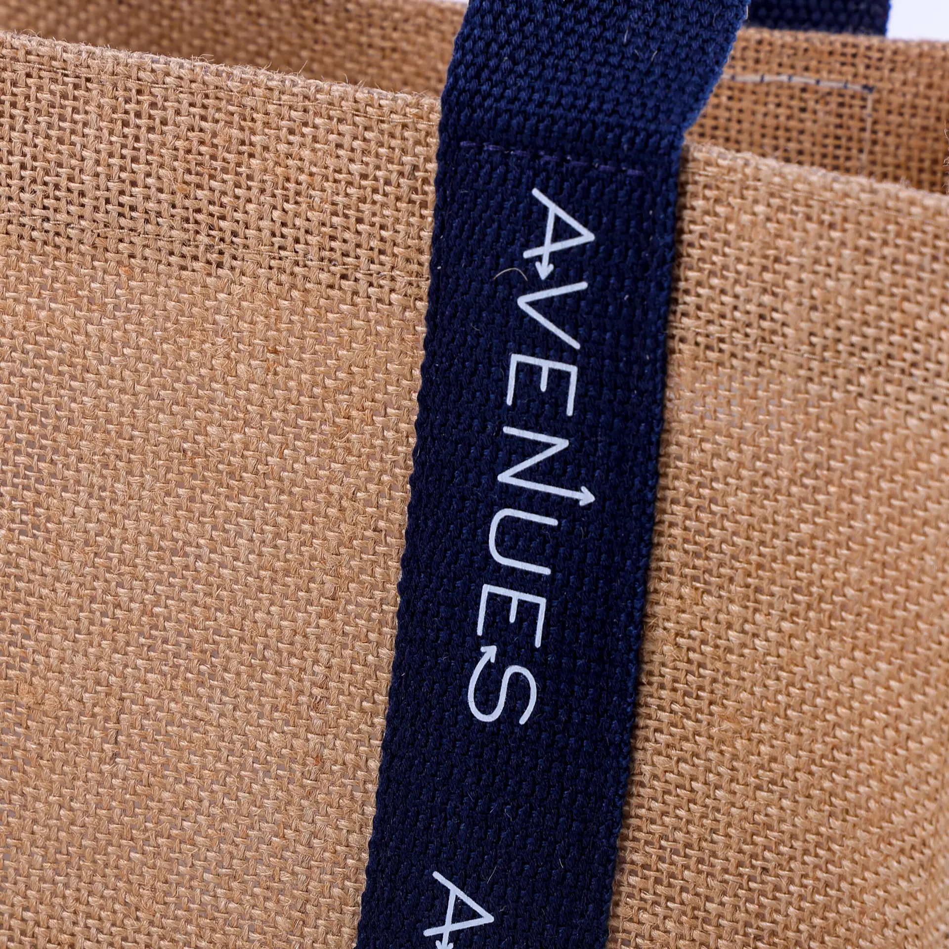 Reusable Jute Tote Bag with Handles | Biodegradable Shopping Bag - 图片 4
