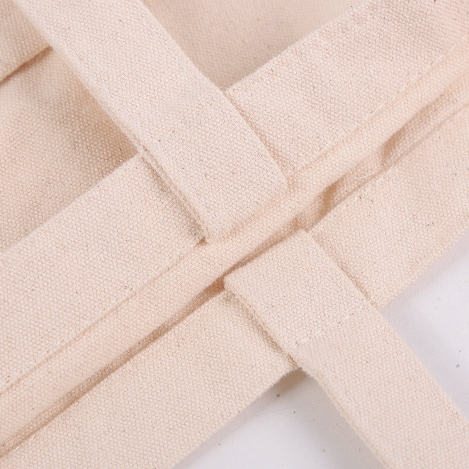 12 oz 100% Cotton Canvas Eco-Friendly Tote Bag | Natural Reusable Shopping Bag - 图片 6