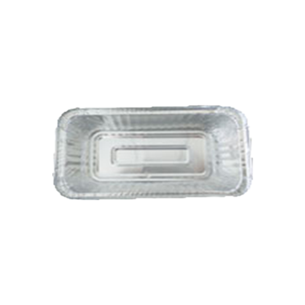 550ml Aluminum Rounded Rectangle Plate | Disposable Food Container - 图片 2