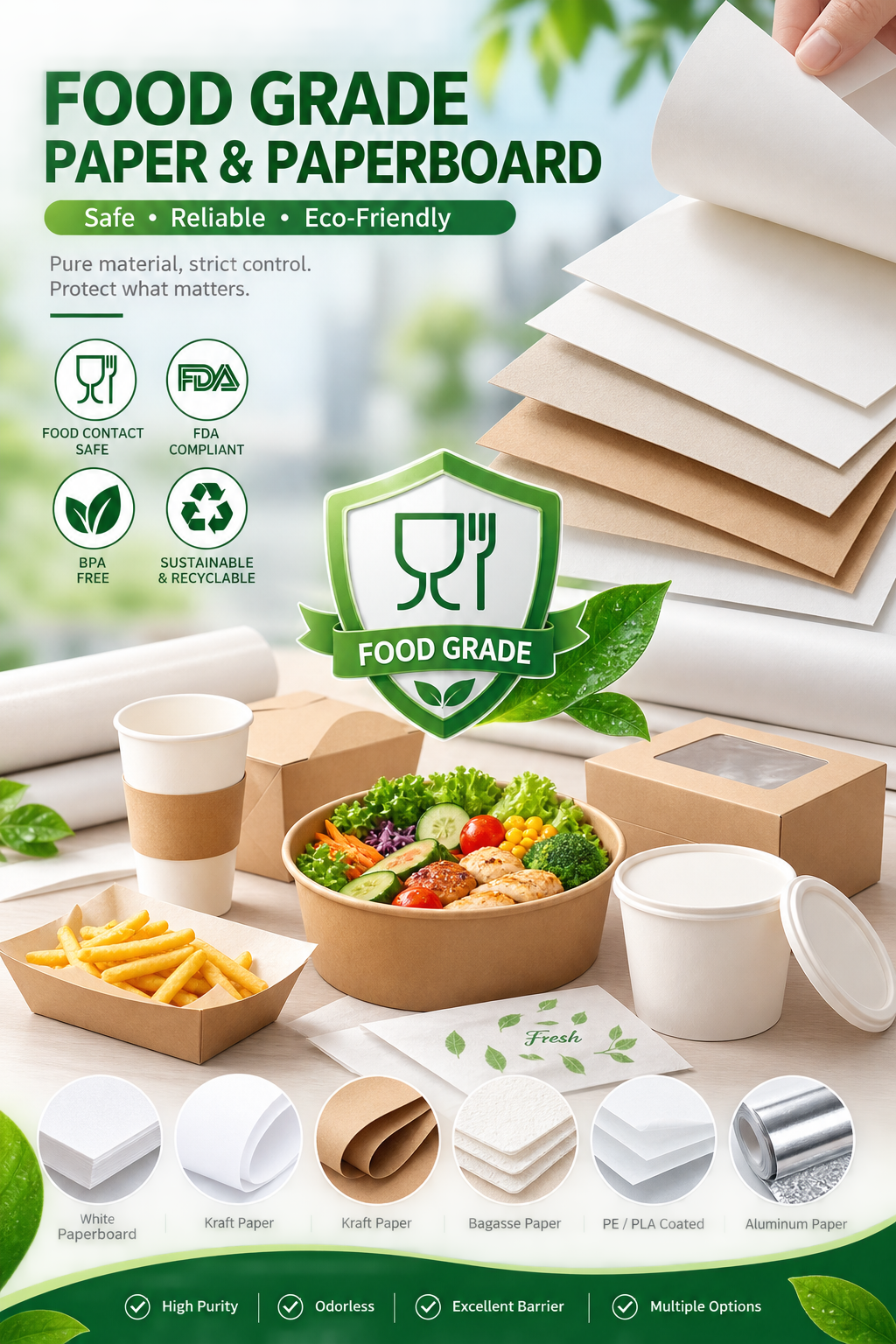 Food packaging materials