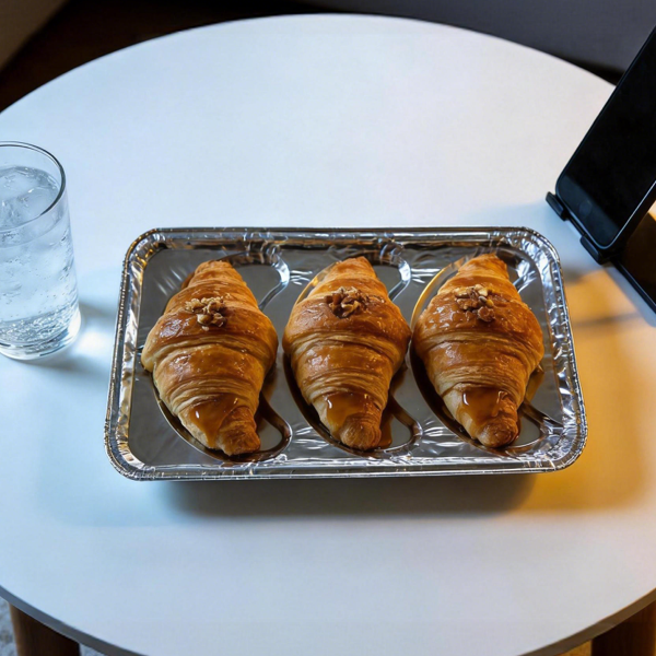 Aluminium Foil Croissant Tray | Disposable Aluminum Baking Tray