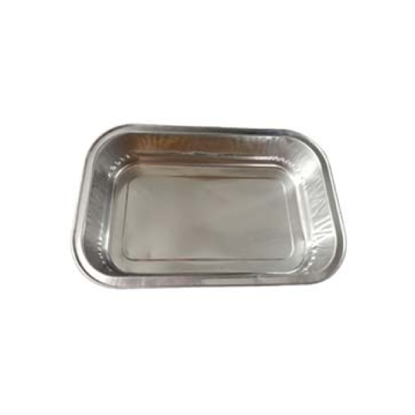 Rounded Square Aluminum Food Tray | Disposable Aluminum Container - 图片 2