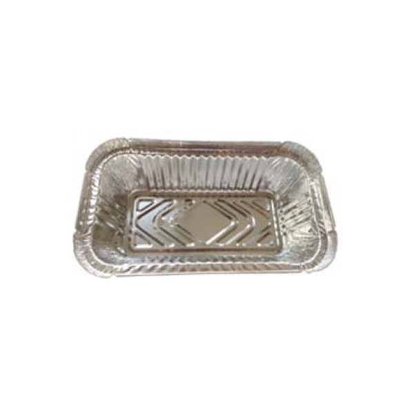 Disposable Aluminum Food Tray | Rectangular Deep Aluminum Foil Container - 图片 2