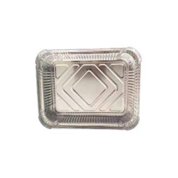Disposable Aluminum Food Tray | Rectangular Deep Aluminum Foil Container - 图片 3