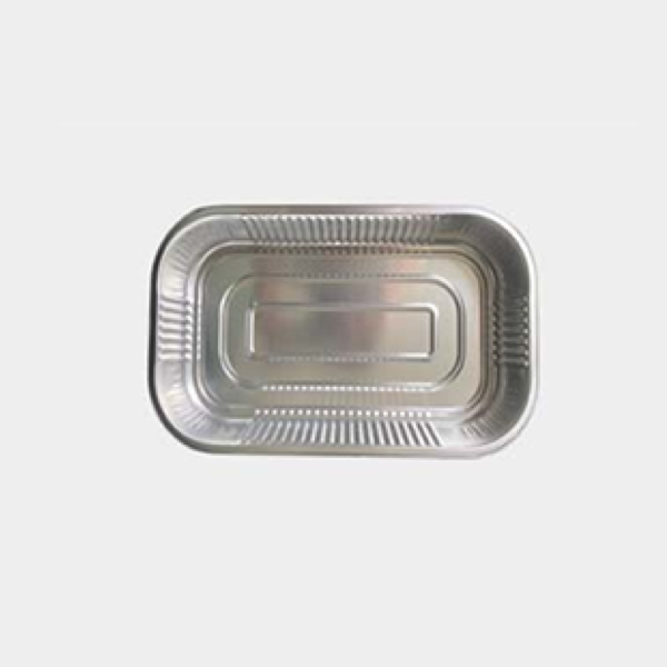 Deep Rounded Aluminum Plate | Rectangular Disposable Food Container & Catering Tray - 图片 3