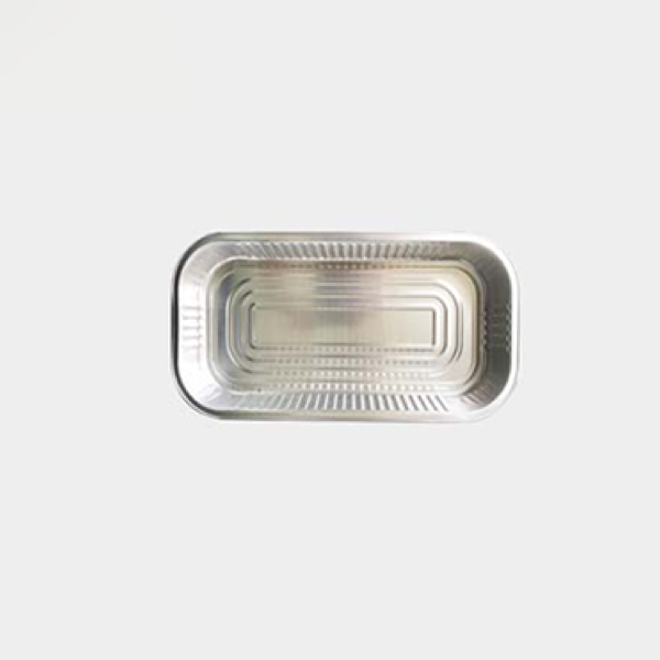 Deep Rounded Aluminum Plate | Rectangular Disposable Food Container & Catering Tray - 图片 2
