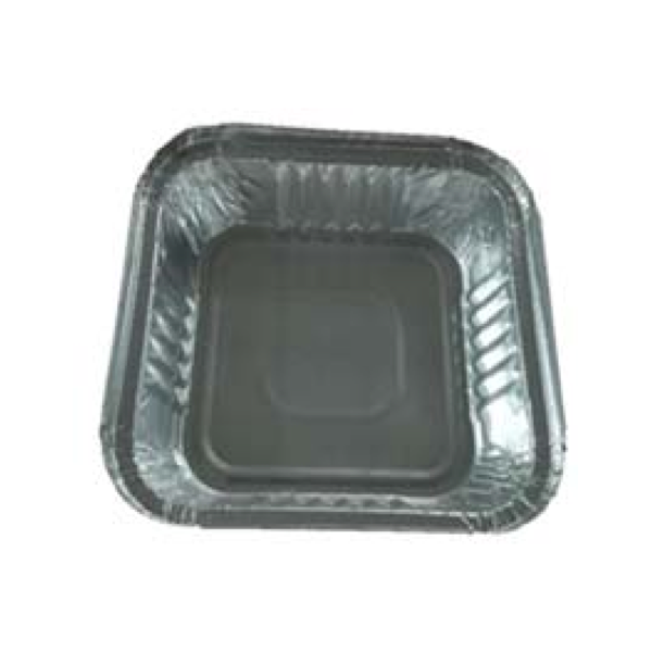 550ml Aluminum Rounded Square Tray | Disposable Aluminum Food Container - 图片 2