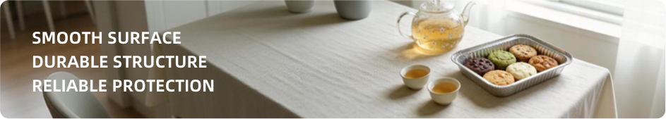 Embossed bottom foil pan
